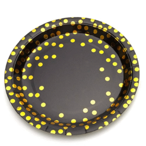 Black & Gold Luxury Plate
