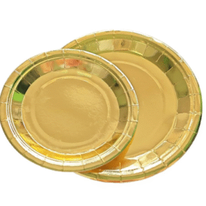 Elegant Gold Party Plate
