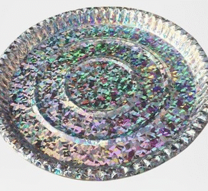 Silver Sparkle Plate